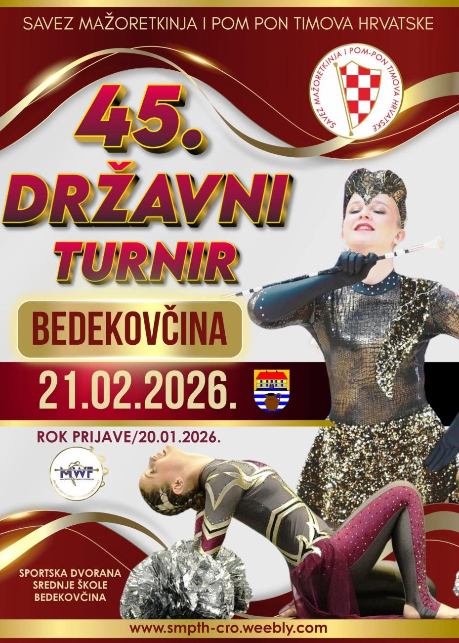 45. državni turnir Saveza mažoretkinja i pom-pon timova Hrvatske