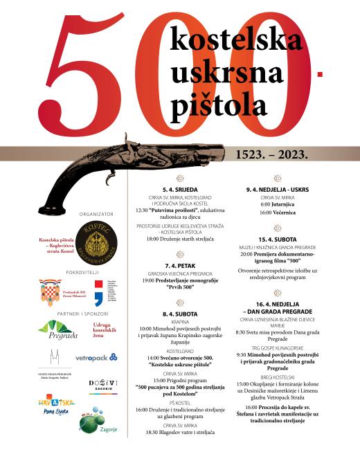Program 500. kostelska uskrsna pištola